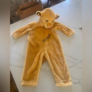 Toddler Plush Simba One-Piece Costume